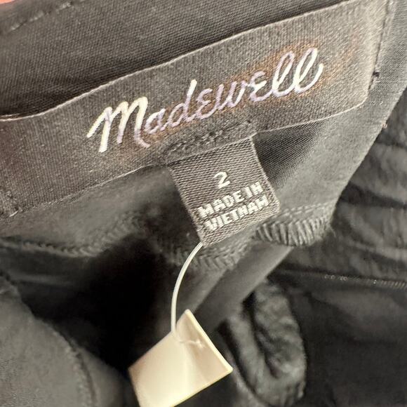 MADEWELL NWT The Layton Midi Slip Dress in Black // 2 - Picture 10 of 16